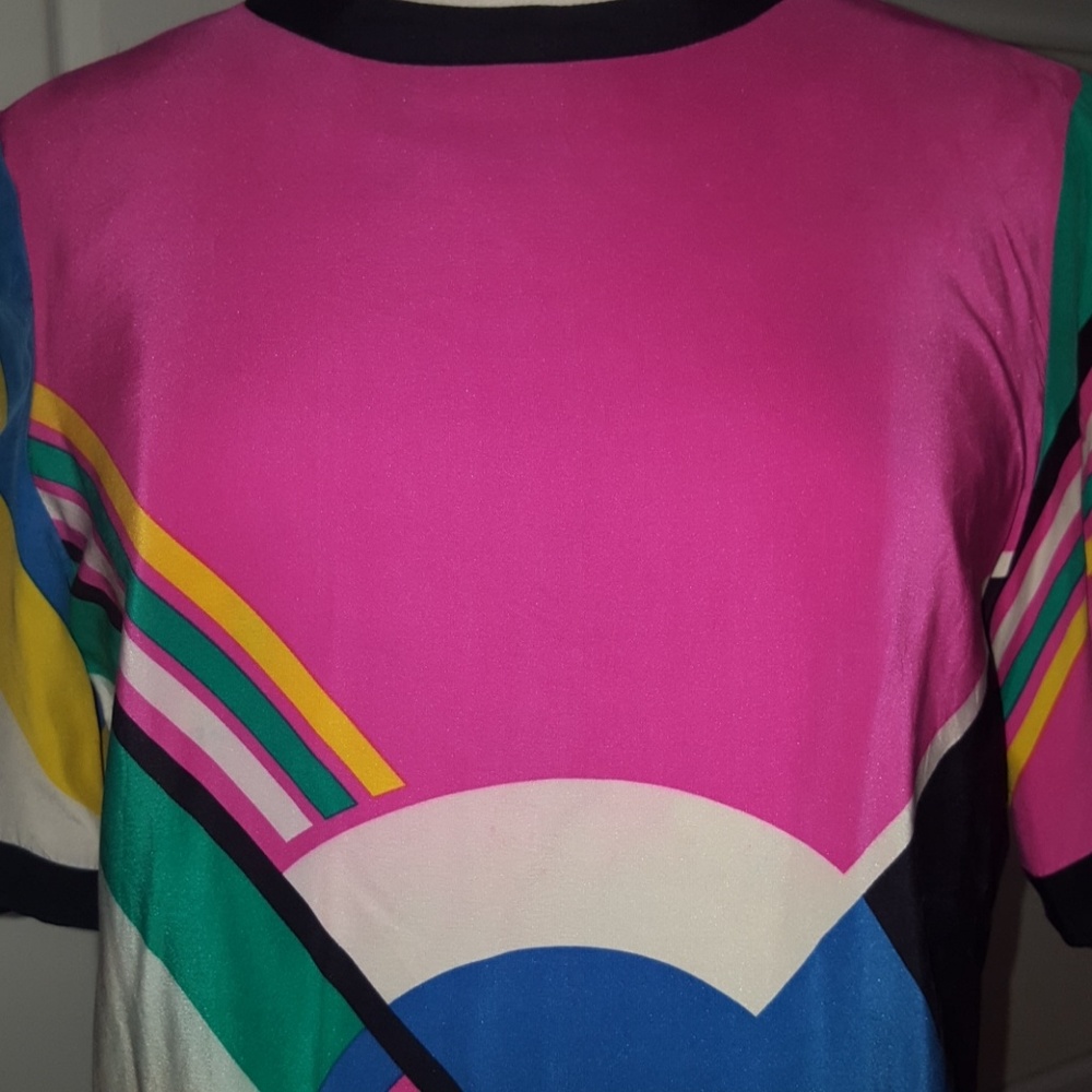 📼Vintage 80's T shirt style mini dress - Picture 7 of 8
